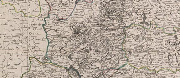 Carte chorographique de la généralité d'Auvergne
