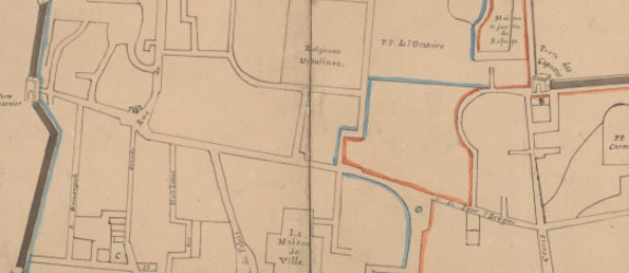 Plan de la ville de Clermont-Ferrand