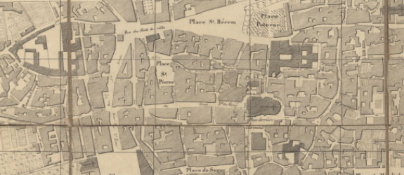 Plan géométrique de la ville de Clermont-Ferrand