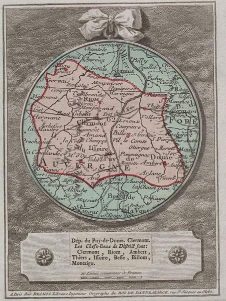 carte des Districts