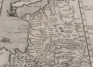 cartes anciennes, du XVIe siècle jusqu'à la date de 1790